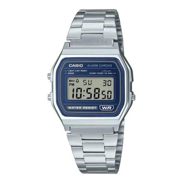 Casio A158WEA-2 Vintage Digital Chain Watch