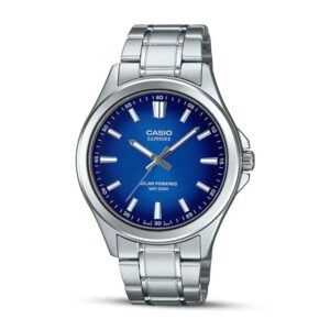 Casio MTS-RS100D-2AV Enticer Solar Flare Blue Dial Men's Watch