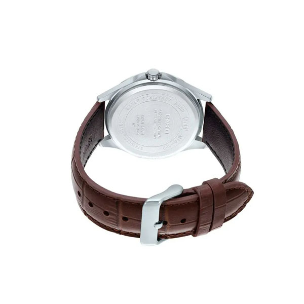 Casio MTS-100L-7AVDF Leather Belt Watch