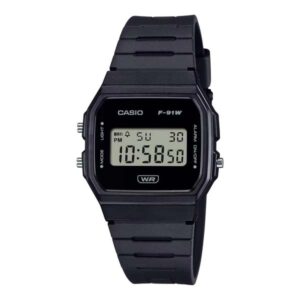 Casio F-91WB-1ADF Pop Digital Resin Belt Watch