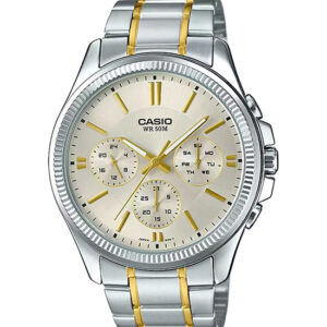 Casio MTP-1375HSG-9AVIF Enticer Analog White Dial Men's Watch