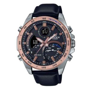 CASIO EDIFICE ECB-900GL-1BDR Chronograph Leather Watch