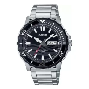 Casio MTD-125D-1A1VDF Analog Quartz Metal Strap Mens Watch