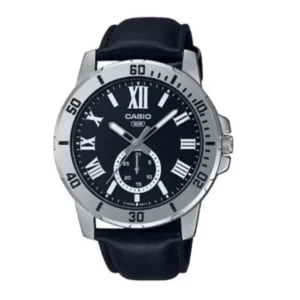 Casio MTP-VD200L-1BUDF Analog Leather Strap Men’s Watch