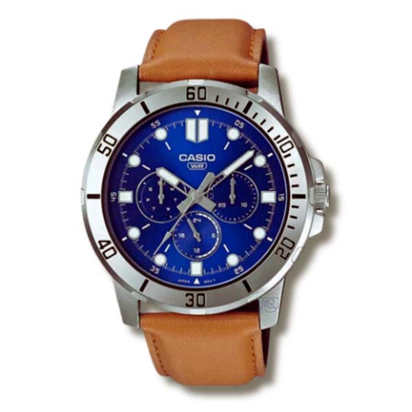 Casio MTP-VD300L-2EUDF Enticer Multifunction Belt Watch