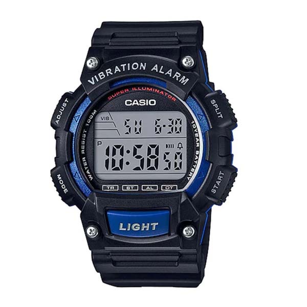 Casio W-736H-2AVDF General Digital Blue Resin Strap Men Watch