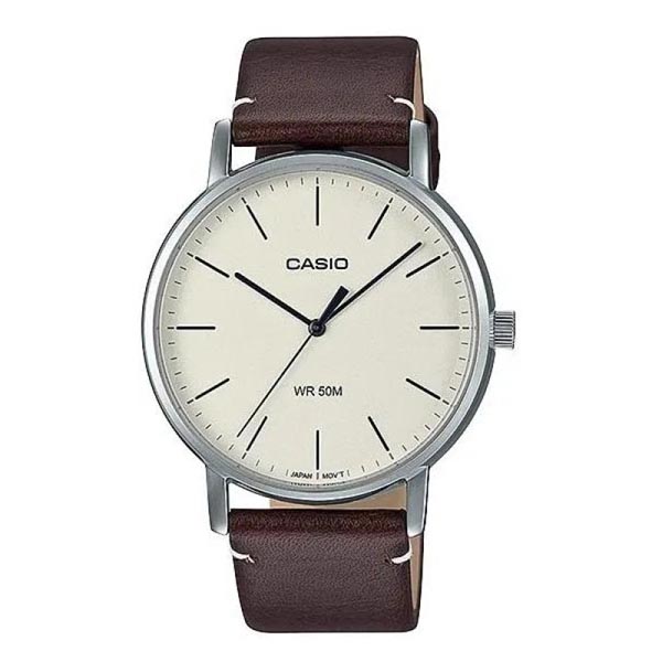 Casio MTP-E171L-5EVDF Enticer Analog White Dial Men's Watch