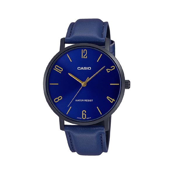 Casio MTP-VT01BL-2B Minimalist Belt Watch