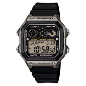Casio AE-1300WH-8AV World Time Fiber Belt Watch