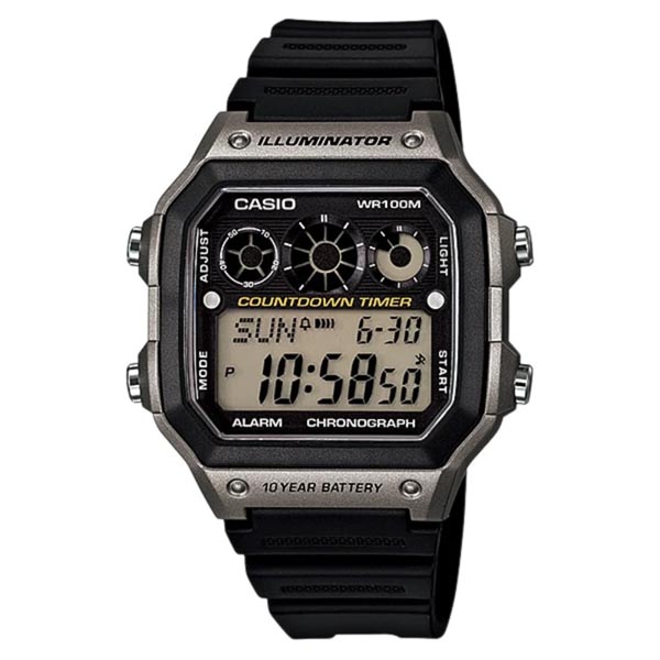 Casio AE-1300WH-8AV World Time Fiber Belt Watch