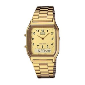 Casio Vintage AQ-230GA-9B Gold Plated Watch Unisex