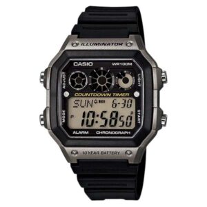 Casio AE-1300WH-8AV World Time Fiber Belt Watch