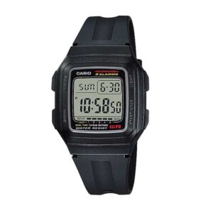 Casio F-201W-1ADF Dual Time Fiber Belt Watch