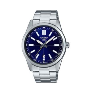 Casio MTP-VD02D-2E Minimalist Date Chain Watch