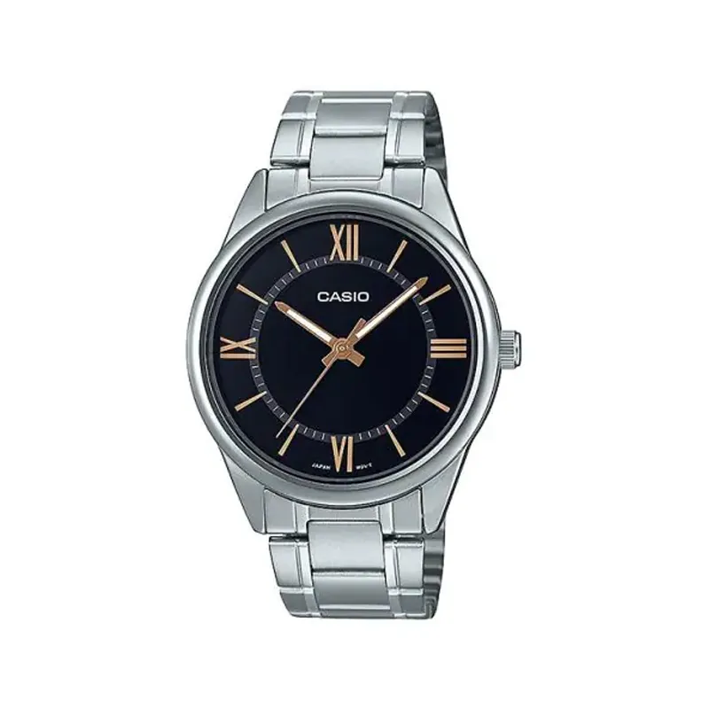 Casio MTP V005D 1B5 Stainless Steel Analog Men’s Watch 1