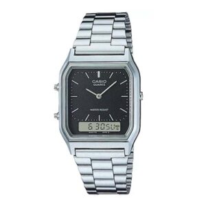 Casio AQ-230A-1DMQ Black Analog Digital Watch