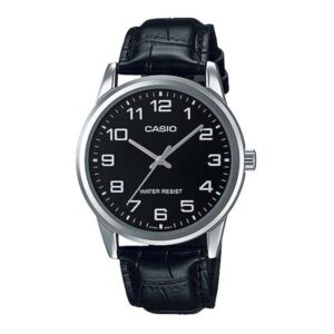 Casio (MTP-V001L-1B) Leather Watch For Men 1