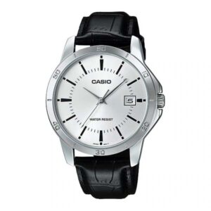 Casio MTP-V004L-7A Men's Analog Leather Watch 1