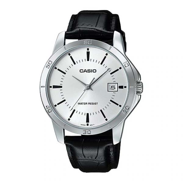 Casio MTP-V004L-7A Men's Analog Leather Watch 1
