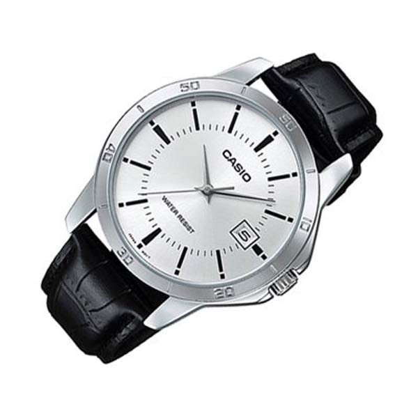 Casio MTP-V004L-7A Men's Analog Leather Watch 3