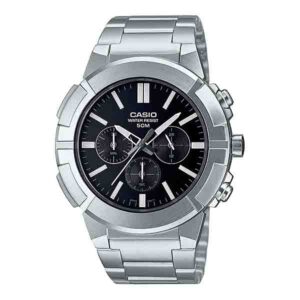 Casio Chronograph Watch For Men MTP E500D-1AVDF