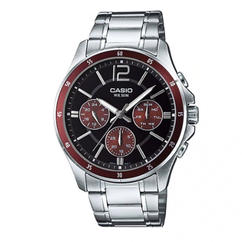 Casio MTP-1374D-5AVDF Chronograph Watch For Men