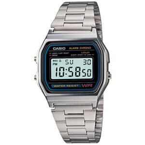 Casio A-158 WA-1DF Steel Digital Watch