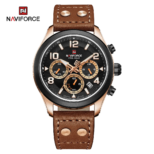 NAVIFORCE NF1006 Solar-Powered Movement Luminous Men Watch