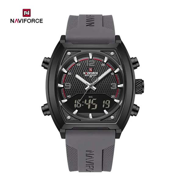 Naviforce 9242 Dynamic Racing Style Dual Display Watch