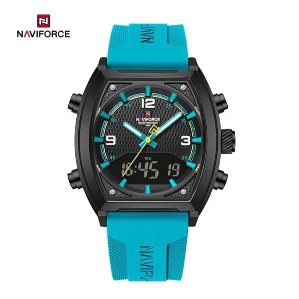 Naviforce 9242 Dynamic Racing Style Dual Display Watch