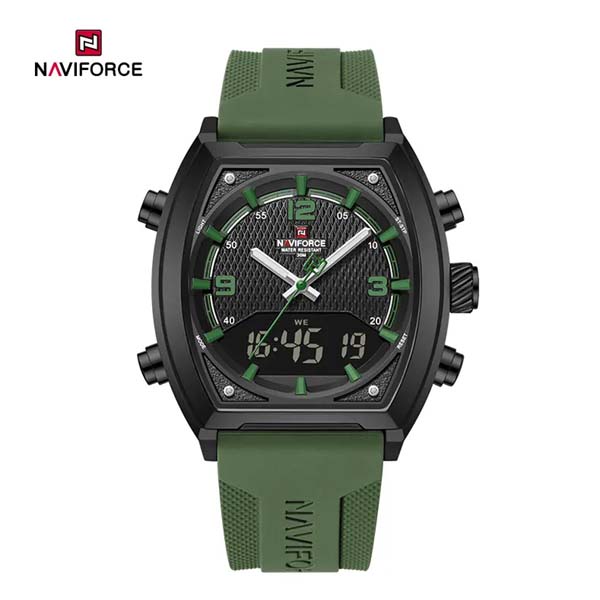 Naviforce 9242 Dynamic Racing Style Dual Display Watch