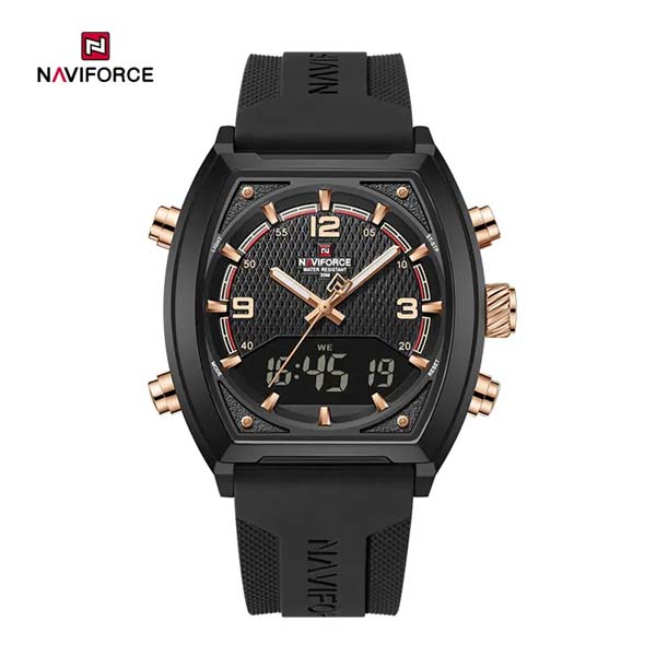 Naviforce 9242 Dynamic Racing Style Dual Display Watch