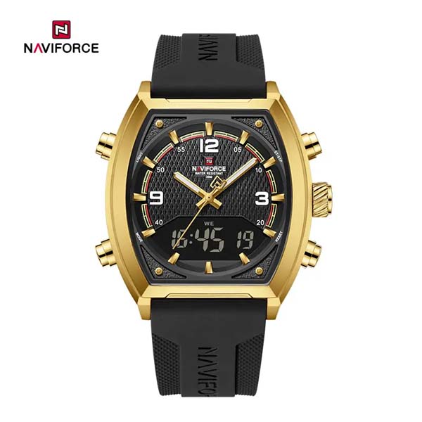 Naviforce 9242 Dynamic Racing Style Dual Display Watch