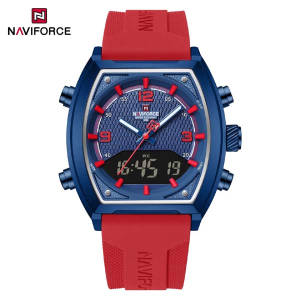 Naviforce 9242 Dynamic Racing Style Dual Display Watch