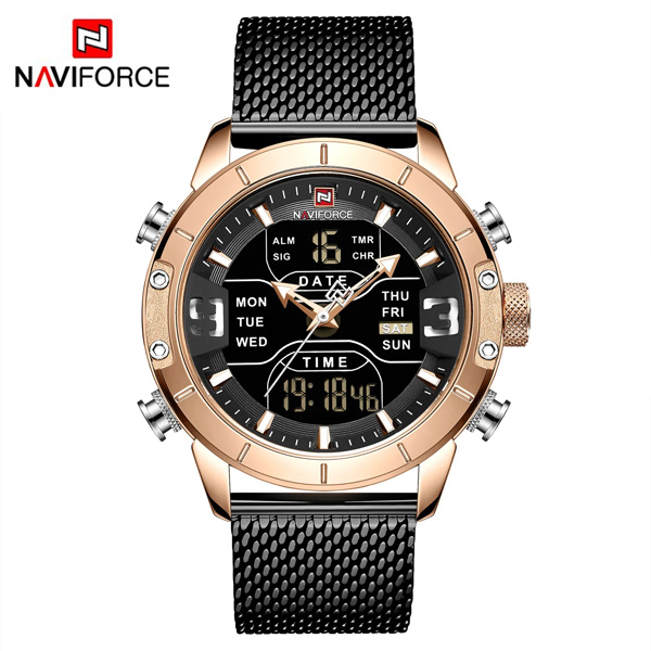 NAVIFORCE NF9153S Dual Display Waterproof Sports Men's Watch