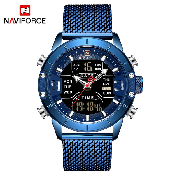NAVIFORCE NF9153S Dual Display Waterproof Sports Men's Watch