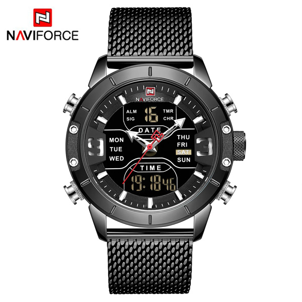 NAVIFORCE NF9153S Dual Display Waterproof Sports Men's Watch