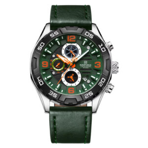 Naviforce NF8043 Multifunctional Stainless Steel Men Watch