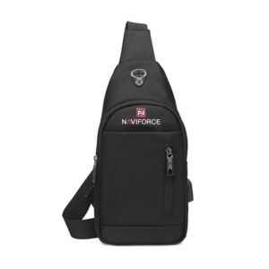 NAVIFORCE NFB6801 USB Charging Shoulder Bag Crossbody Backpack