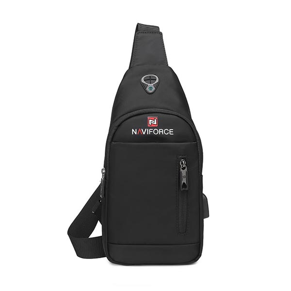NAVIFORCE NFB6801 USB Charging Shoulder Bag Crossbody Backpack