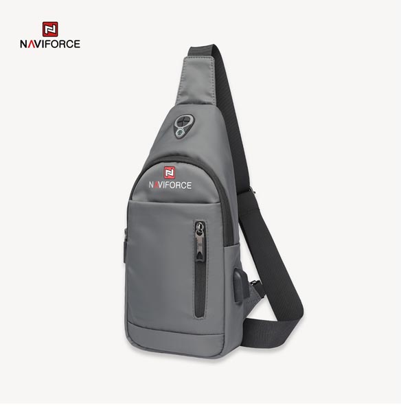NAVIFORCE NFB6801 USB Charging Shoulder Bag Crossbody Backpack