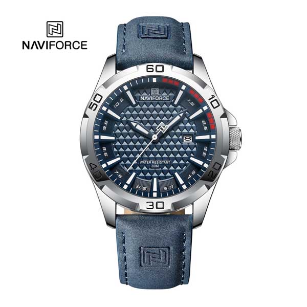 NAVIFORCE 8023 Men's Leather Watch