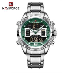 NaviForce NF9201 Men's Digital Analog Stainless Steel Watch