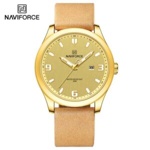 Naviforce NF8024 Luxury Leather Mens Watches