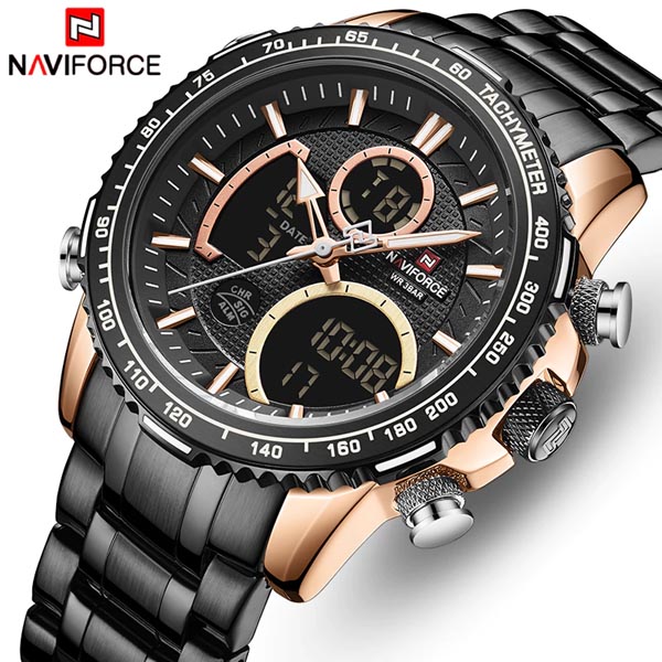 NAVIFORCE NF 9182 Chromium Men Steel Watch