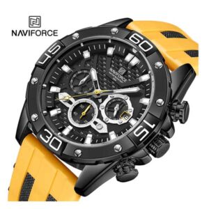 Naviforce NF8019 Silicone Strap Wrist Watch