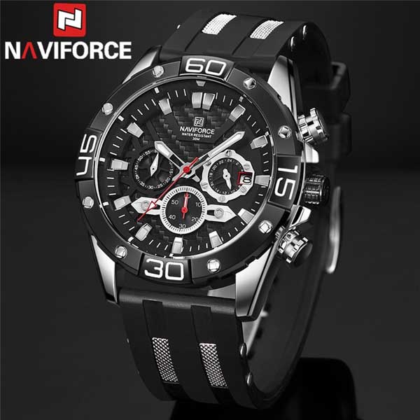 Naviforce NF8019 Silicone Strap Wrist Watch 2