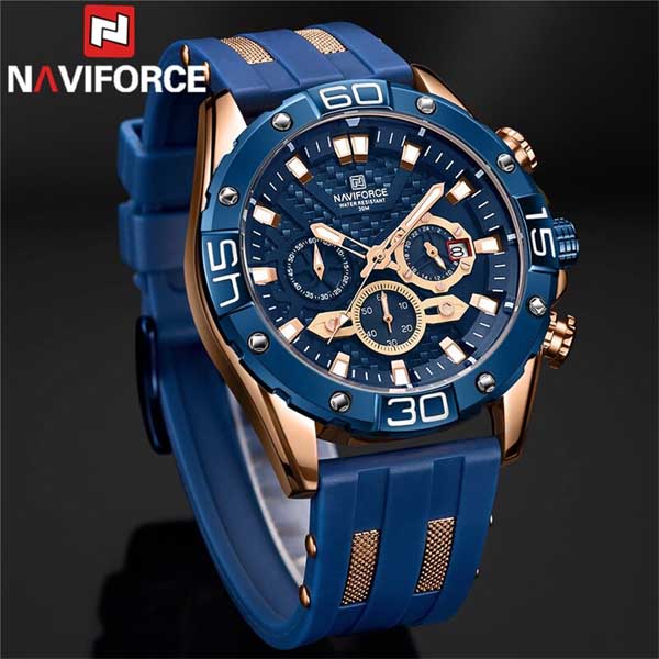 Naviforce NF8019 Silicone Strap Wrist Watch 3