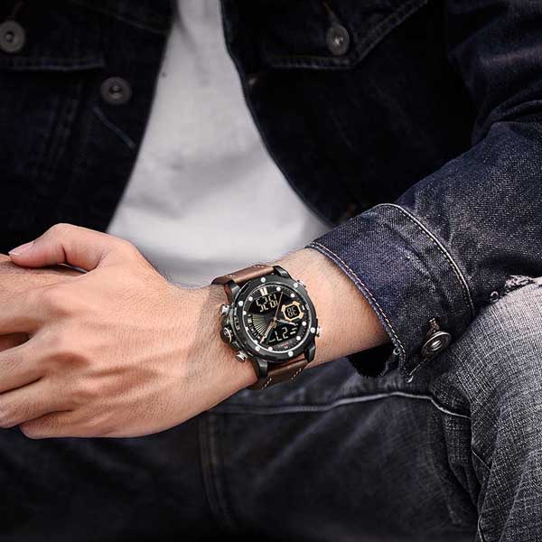 NAVIFORCE NF 9172 Military Dual-Time Watch