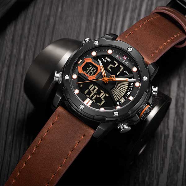 NAVIFORCE NF 9172 Military Dual-Time Watch